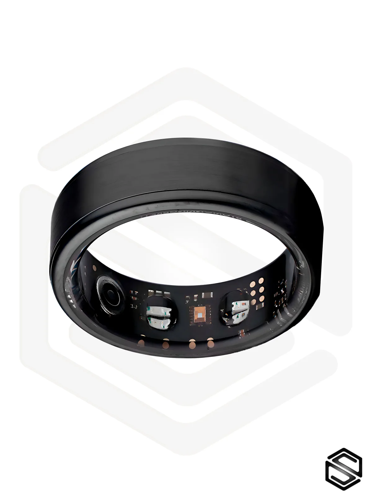 Умное кольцо с продвинутыми датчиками HerzRing Orion Soft - Touch  черный