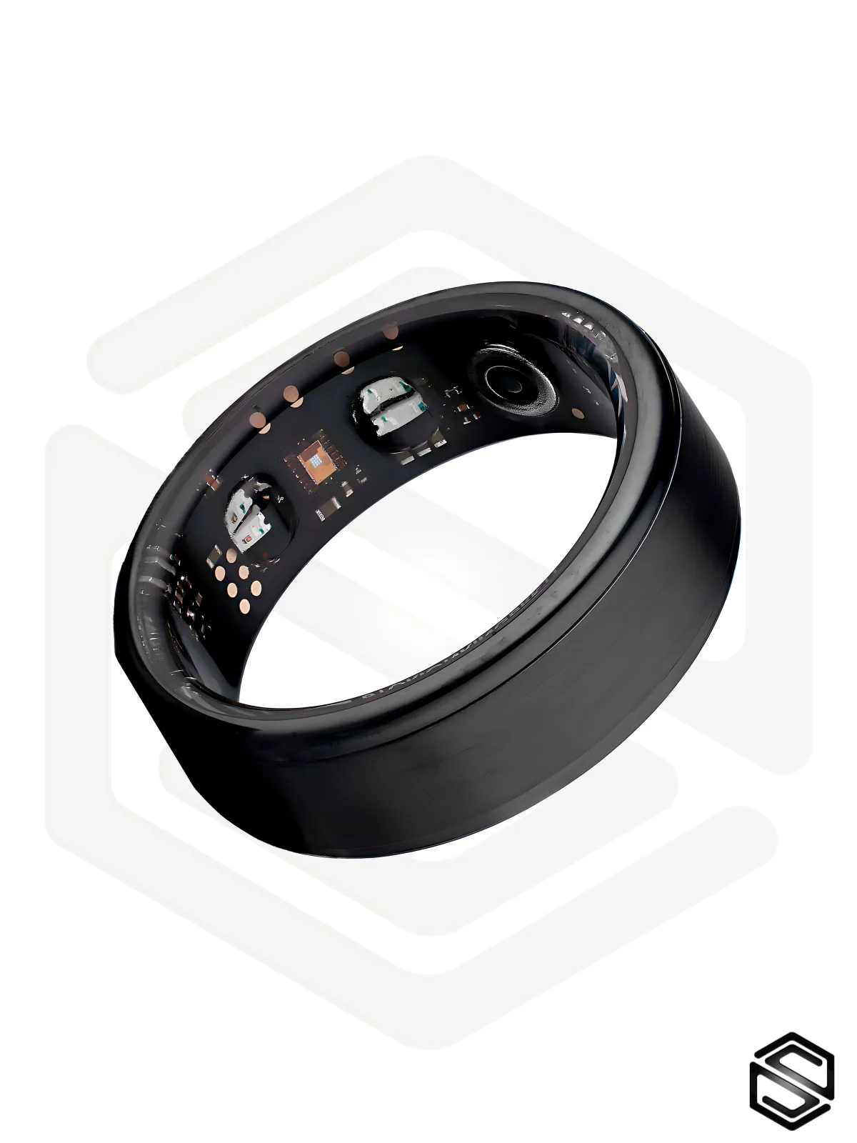 Умное кольцо с продвинутыми датчиками HerzRing Orion Soft - Touch  черный