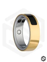 Тонкое умное кольцо с Вибрацией, Управлением & Чувствами HerzRing Sense X+ античное золото