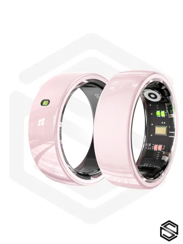 Умное кольцо со управлением и уведомленями HerzRing Touch NFC розовый