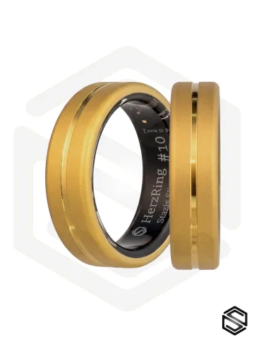 Умное кольцо HerzRing Stazis Slim II - золото