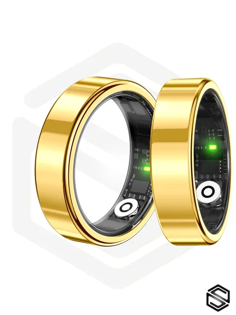 Ультратонкое Умное кольцо HerzRing Slim RJ Золото