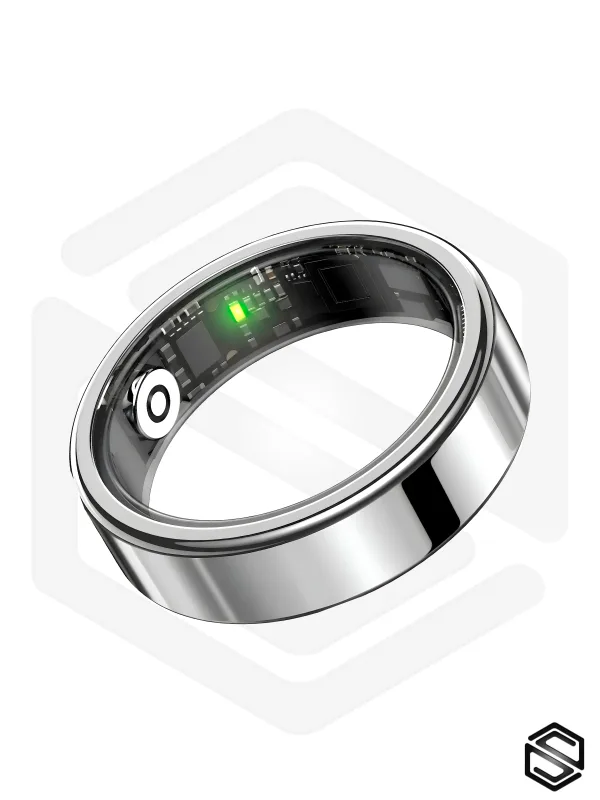Ультратонкое Умное кольцо HerzRing Slim RJ Серебро