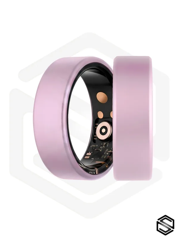 Умное кольцо с акцентом на сон HerzRing Classic SH светло сиреневый (purple) 