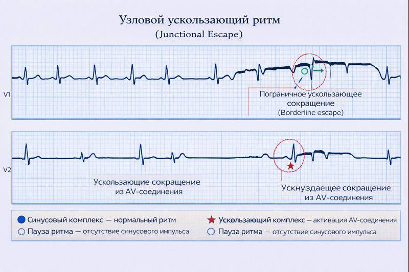 Узловой ускользающий ритм